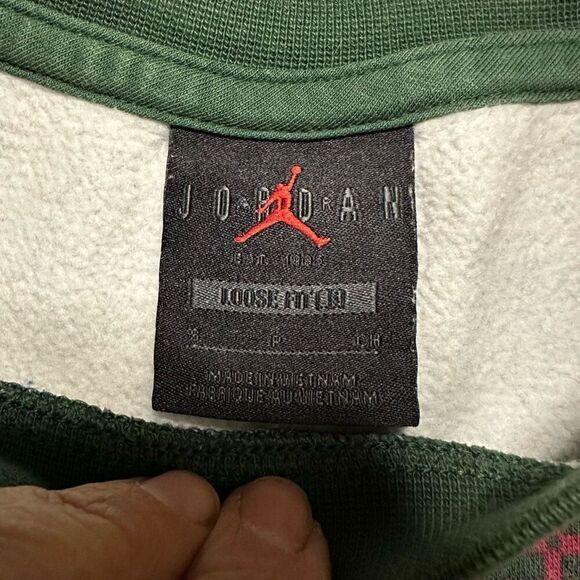 Jordan vintage fleece crewneck small oversized small - Picture 6 of 9